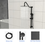 10 Inch Shower System with 5 Function Rain Hand Shower