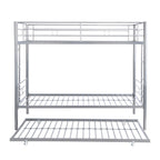 Metal Bunk Bed with Trundle