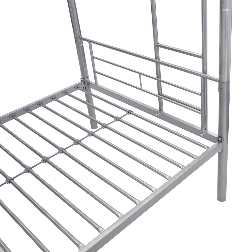 Metal Bunk Bed with Trundle