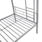 Metal Bunk Bed with Trundle