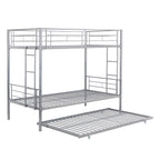 Metal Bunk Bed with Trundle