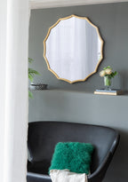 D40" Round Sunburst Wall Mirror
