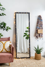 23" x 72" Full Length Mirror with Metal Beaded Frame