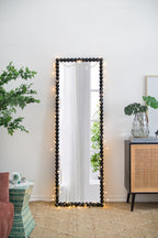 23" x 72" Full Length Mirror with Metal Beaded Frame