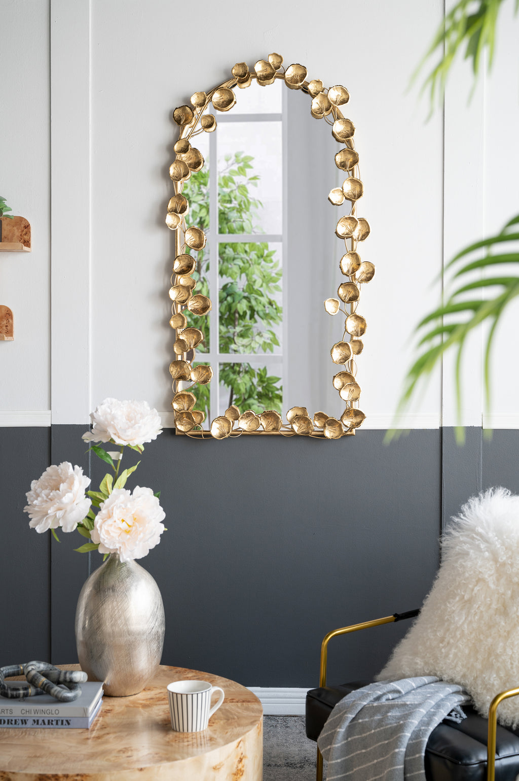 51.5" x 29" Full Length Arched Wall Mirror