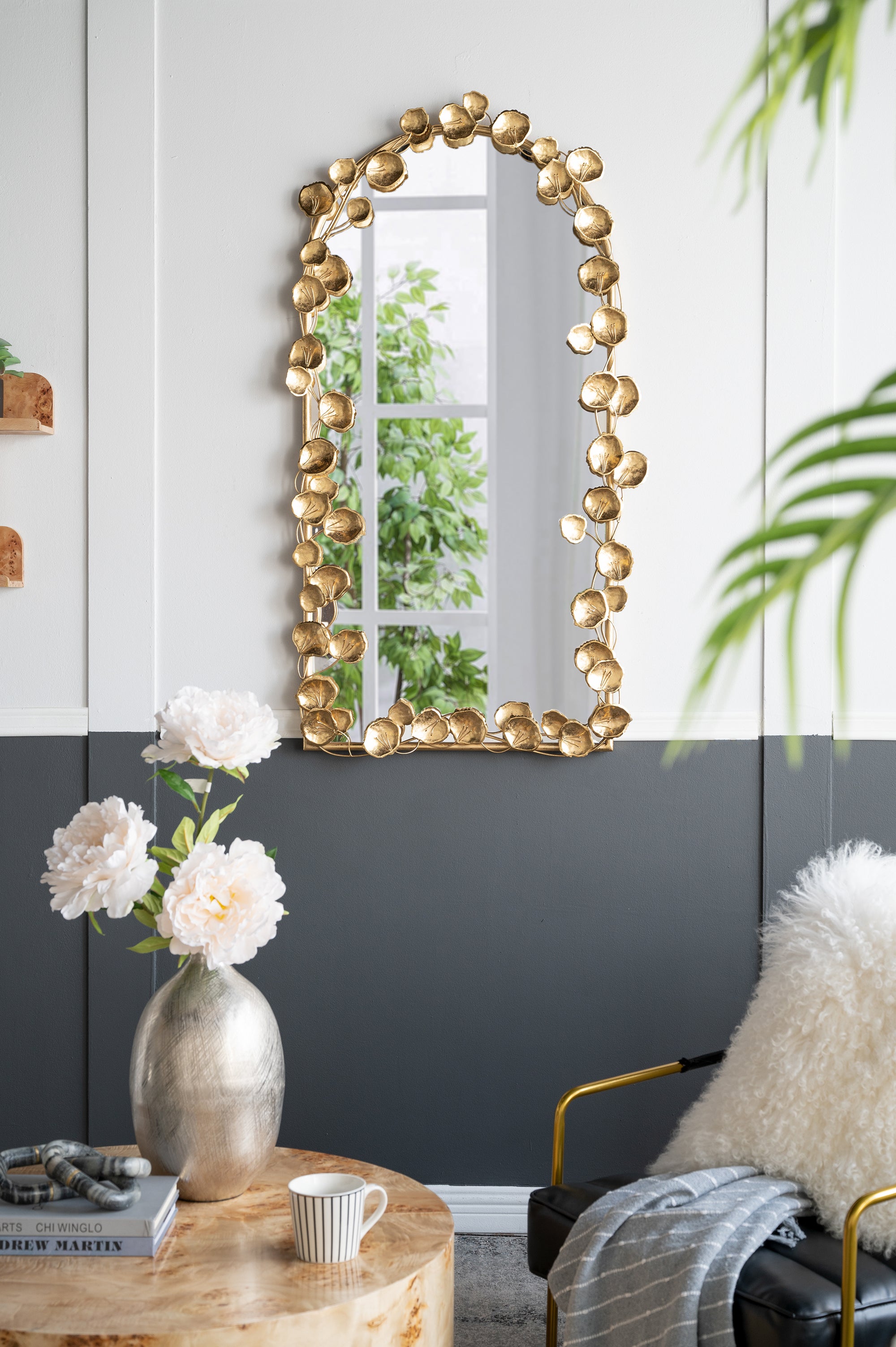 51.5" x 29" Full Length Arched Wall Mirror