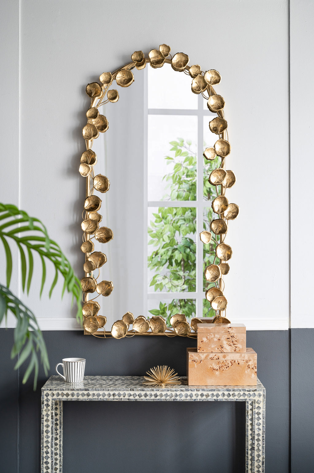 51.5" x 29" Full Length Arched Wall Mirror