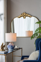 Large Arched Decorative Bathroom Mirror
