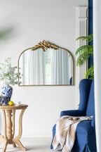 Large Arched Decorative Bathroom Mirror