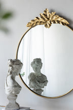 36" x 41" Large Round Wall Mirror