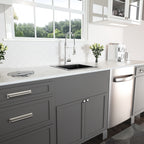 15 Inch Drop In Kitchen Sink in Gunmetal