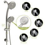 Dual Shower Head Wall Mounted Faucet