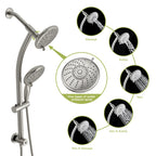 Dual Shower Head Wall Mounted Faucet