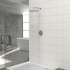 Brushed Nickel Shower Faucet Set with 10-Inch Rainfall Shower Head