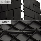 Patio Interlocking Deck Tiles - Gray (Pack of 44)