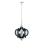Wood Chandelier 6-Light Farmhouse Pendant Lighting