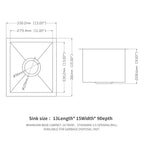 13 Inch Undermount Sink