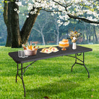 6ft Folding Table - Portable Plastic Table