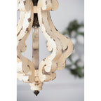 Farmhouse Chandelier, Distressed