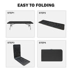 8ft Folding Table for Camping, Picnics, and Parties