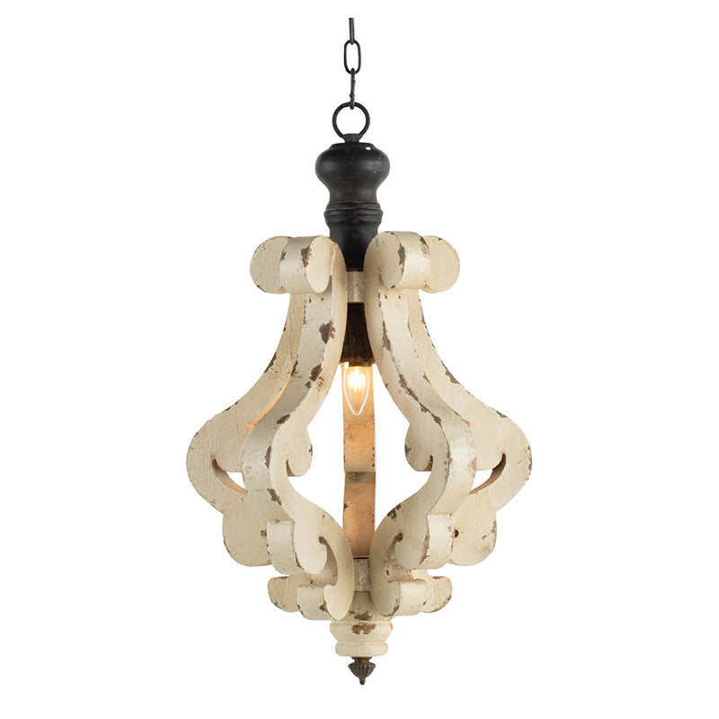 Farmhouse Chandelier, Distressed