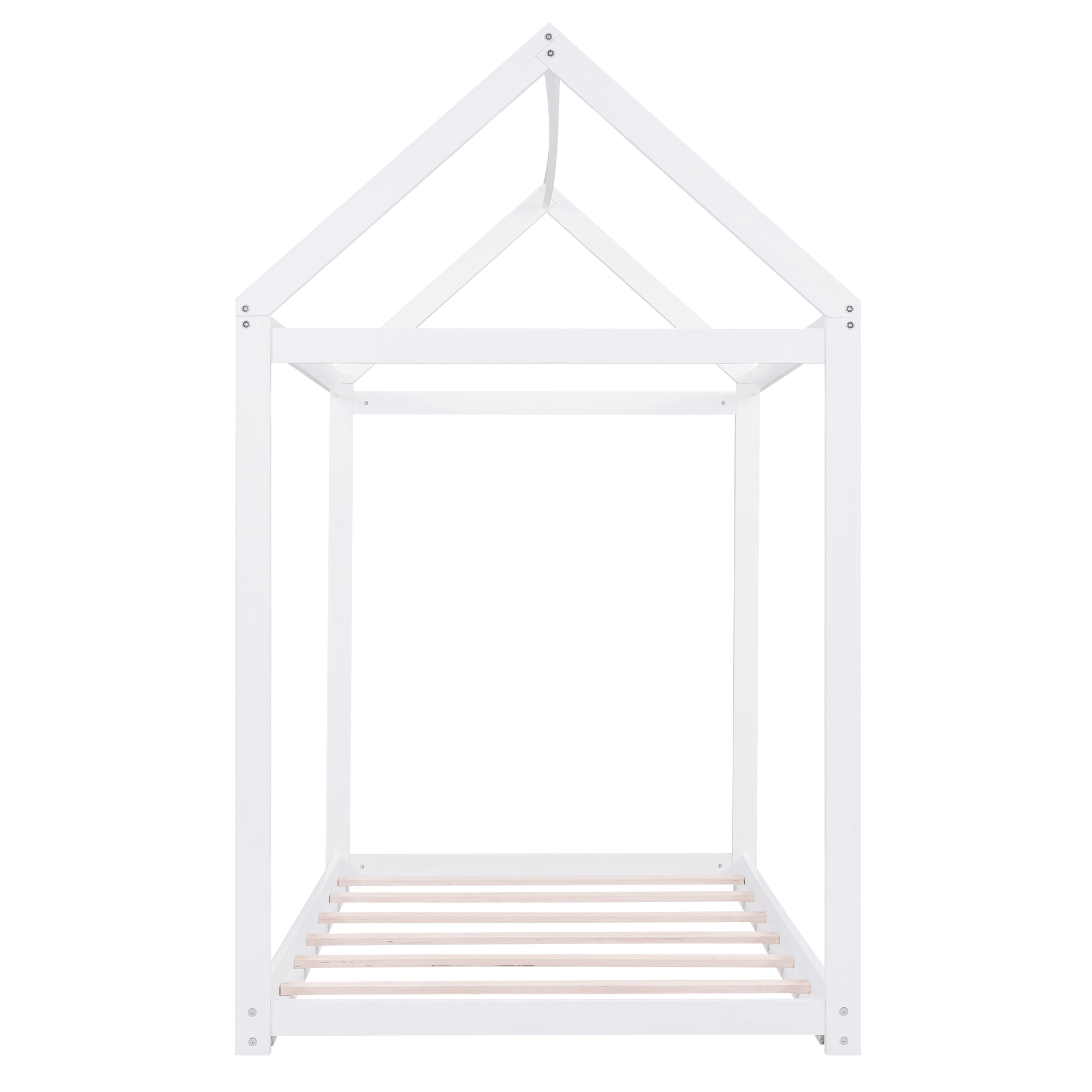Twin Size Wooden House Bed