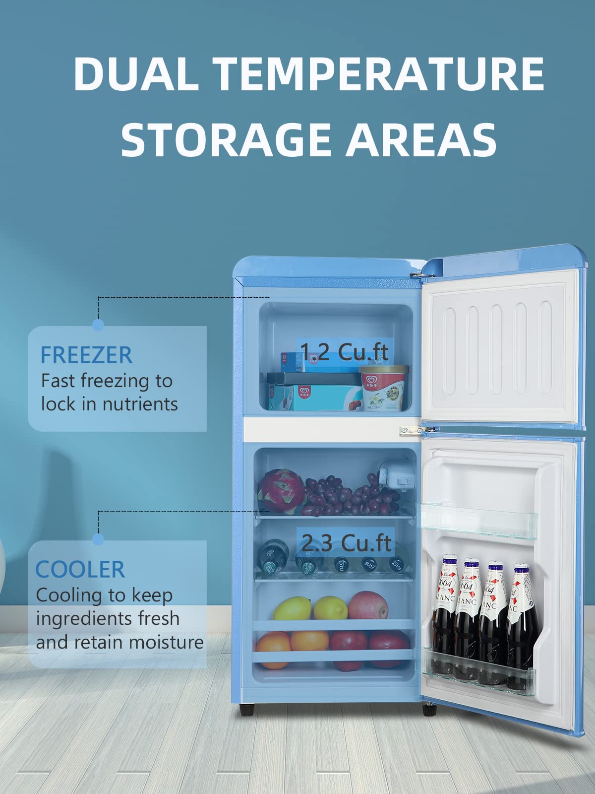 3.5 Cu.ft Compact Refrigerator