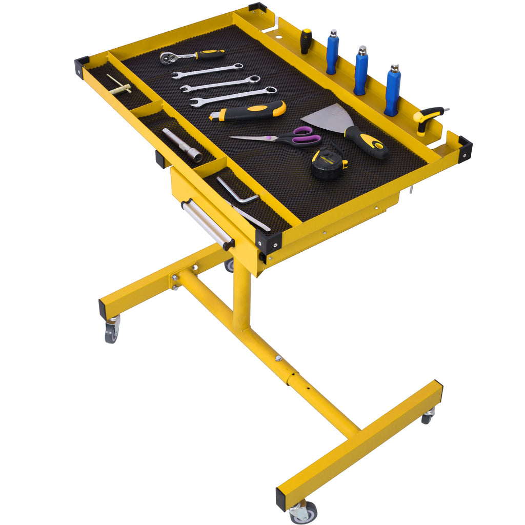 Adjustable Work Table with Drawer