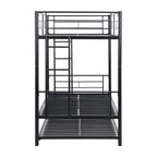 Twin Over Twin Metal Bunk Bed with Trundle