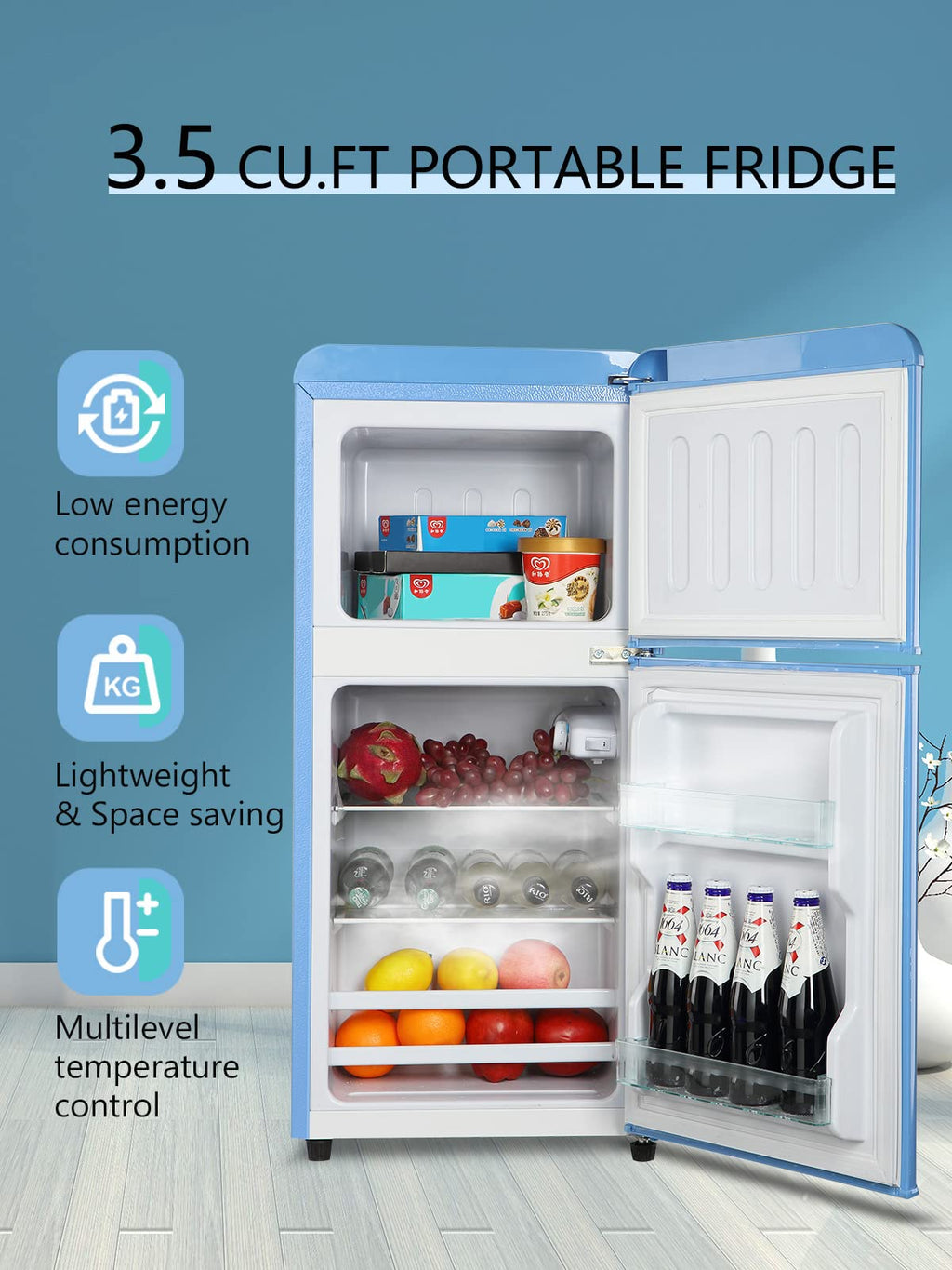 3.5 Cu.ft Compact Refrigerator