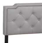 Casual Twin Bed In Light Grey Finish