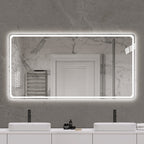 40x32 Inch LED Bathroom Mirror with Front Lights