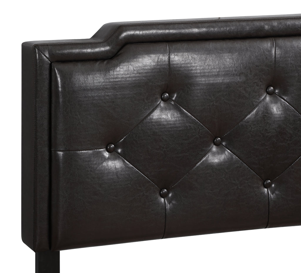 Deb G1116-QB-UP Queen Bed - All In One Box, Cappuccino