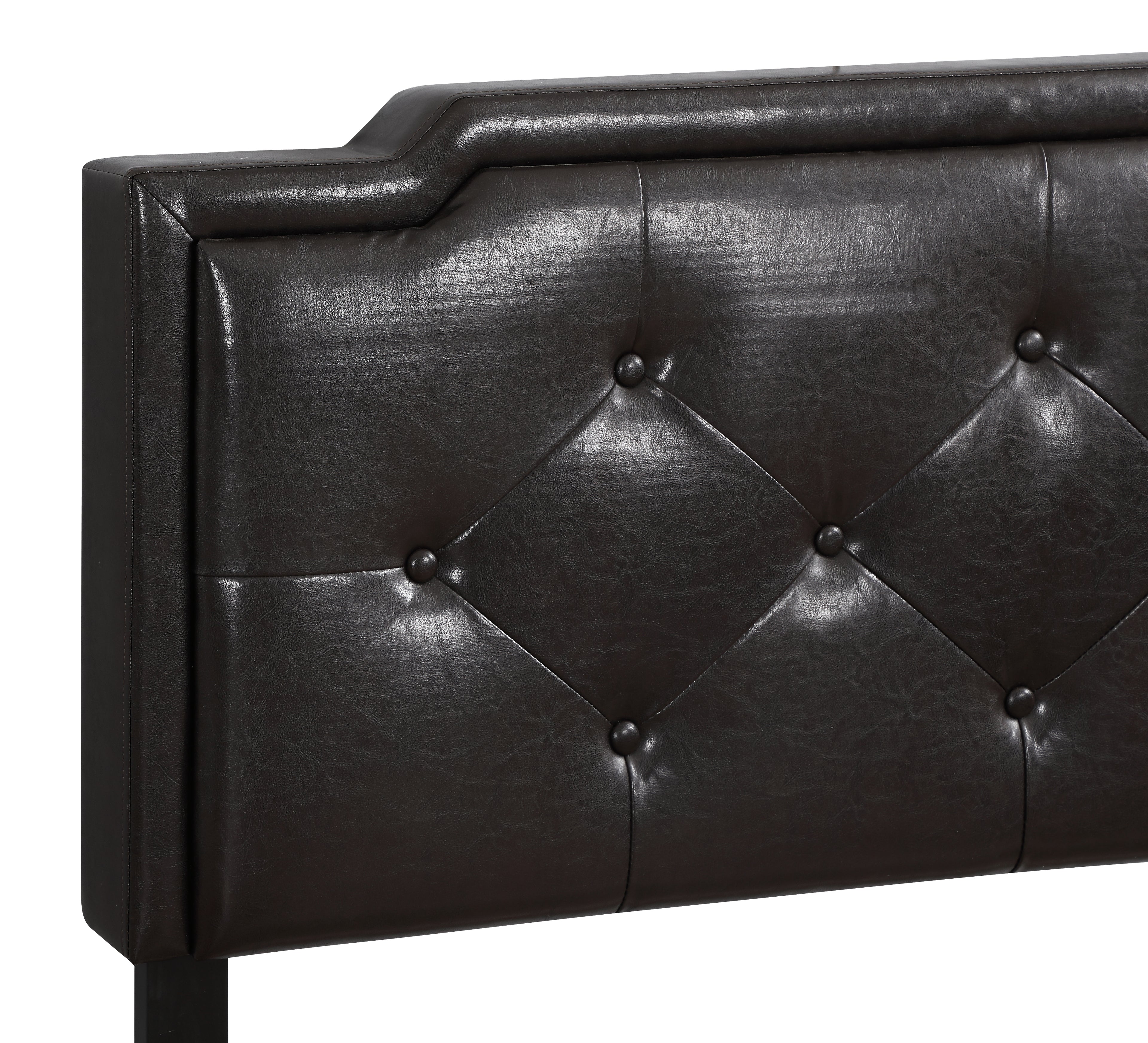 Deb G1116-QB-UP Queen Bed - All In One Box, Cappuccino