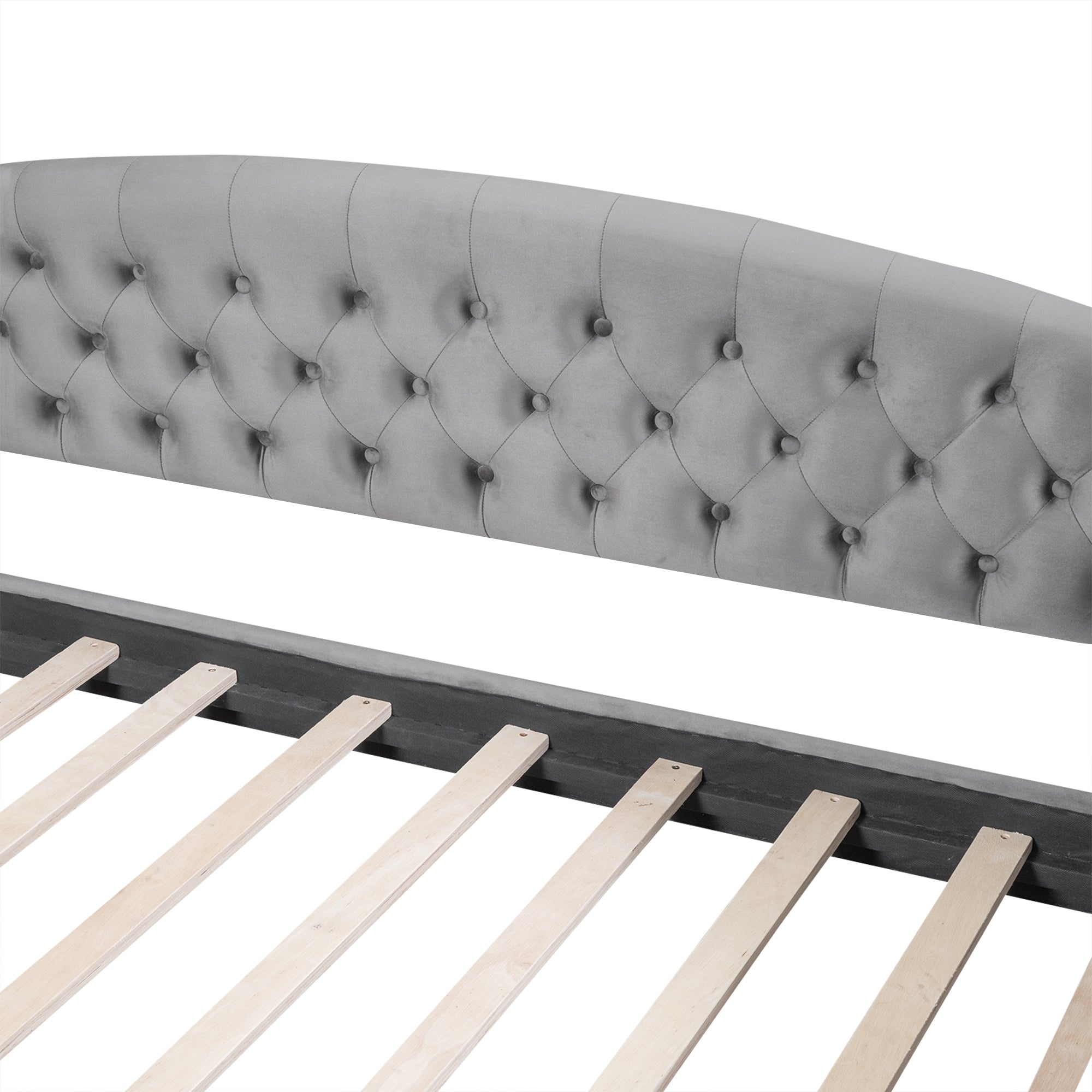 Modern Luxury Tufted Button Daybed, Full