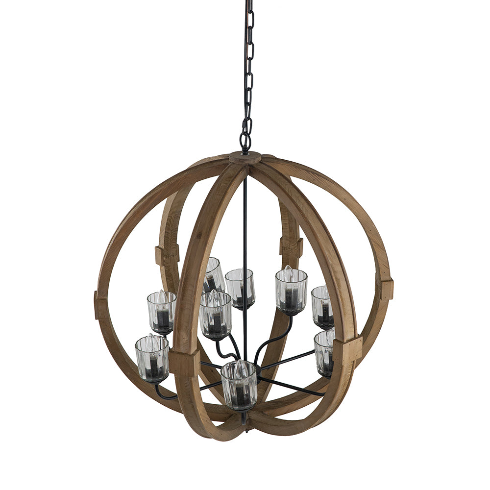 9-Light Globe Chandelier
