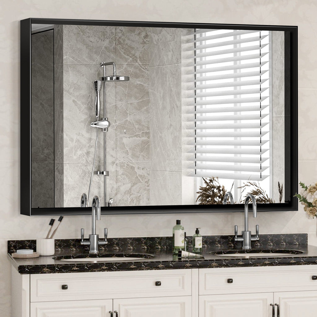 36x24 Inch Beveled Edge Bathroom Mirror