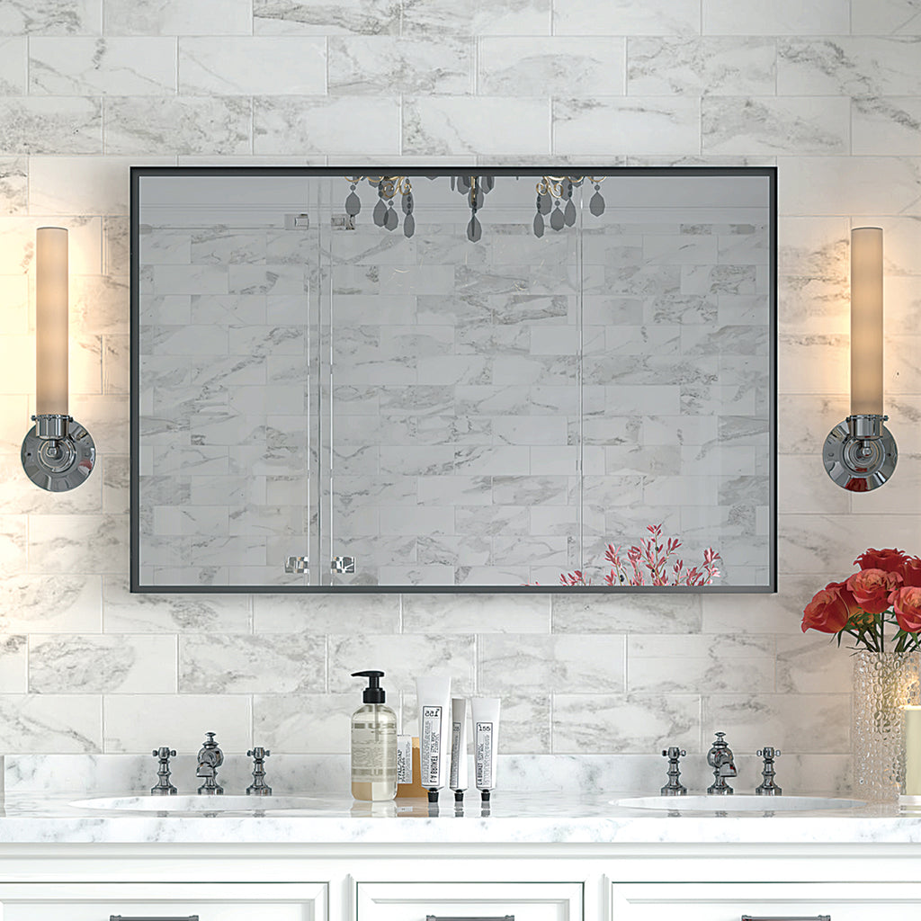 36x30 Inch Glossy Bathroom Mirror