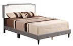 Charming Full Bed With Subtle Light