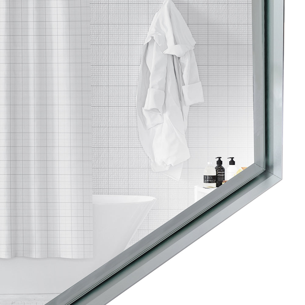 40x30 Inch Bathroom Mirror with Beveled Edge