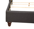 Elegant Transitional Full Upholstered Bed