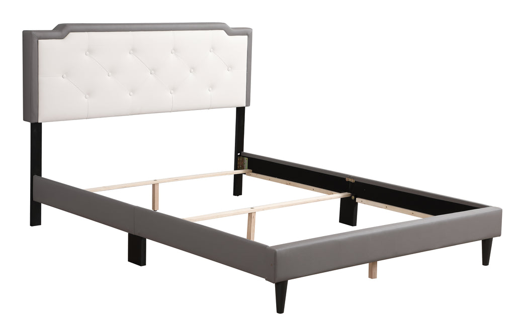 Charming Full Bed With Subtle Light