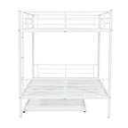 Full Over Full Metal Bunk Bed with Trundle