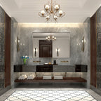 40x30 Inch Bathroom Mirror with Beveled Edge