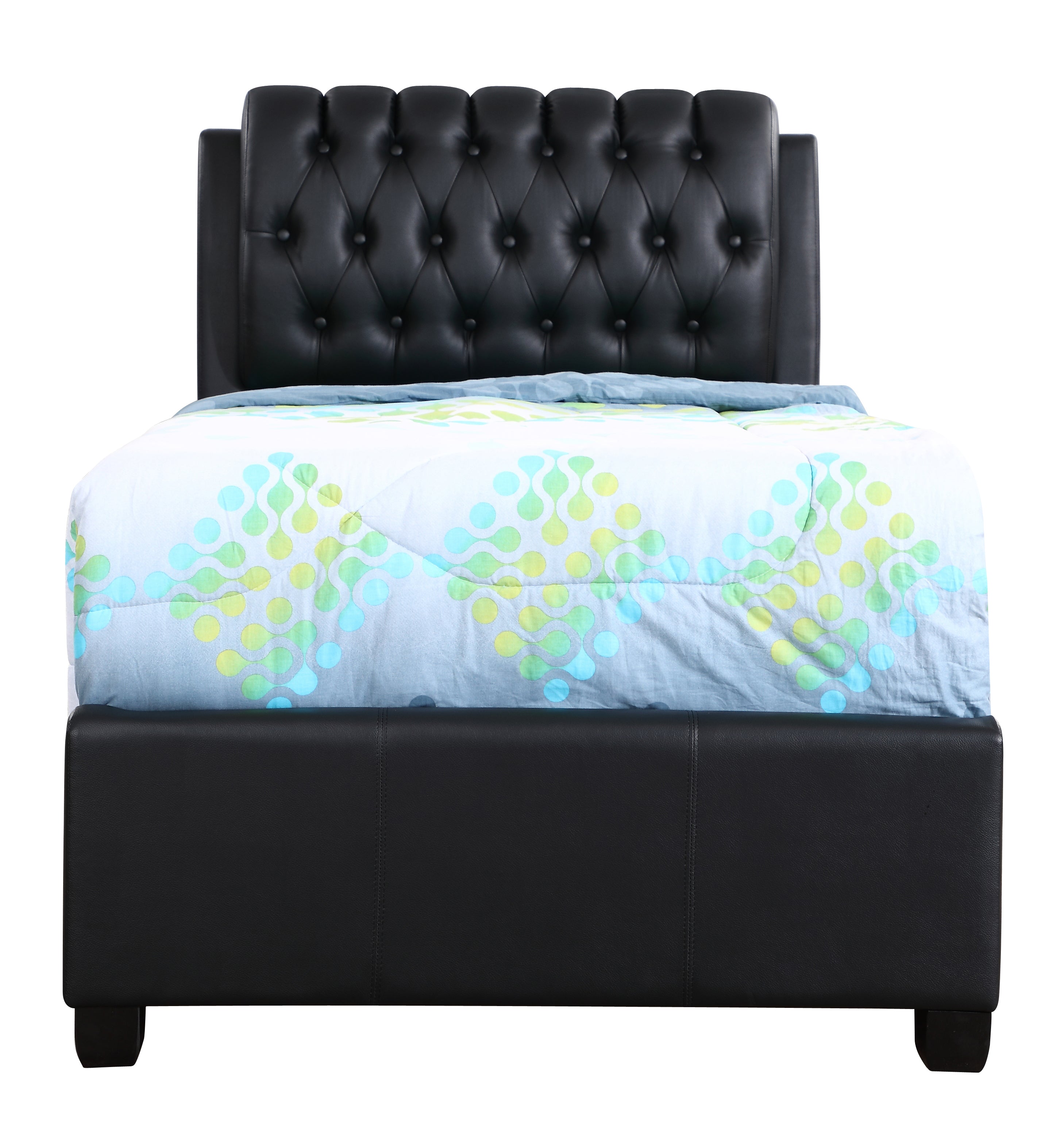 Stylish Contemporary Twin Bed in Bold