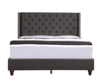 Elegant Transitional Full Upholstered Bed