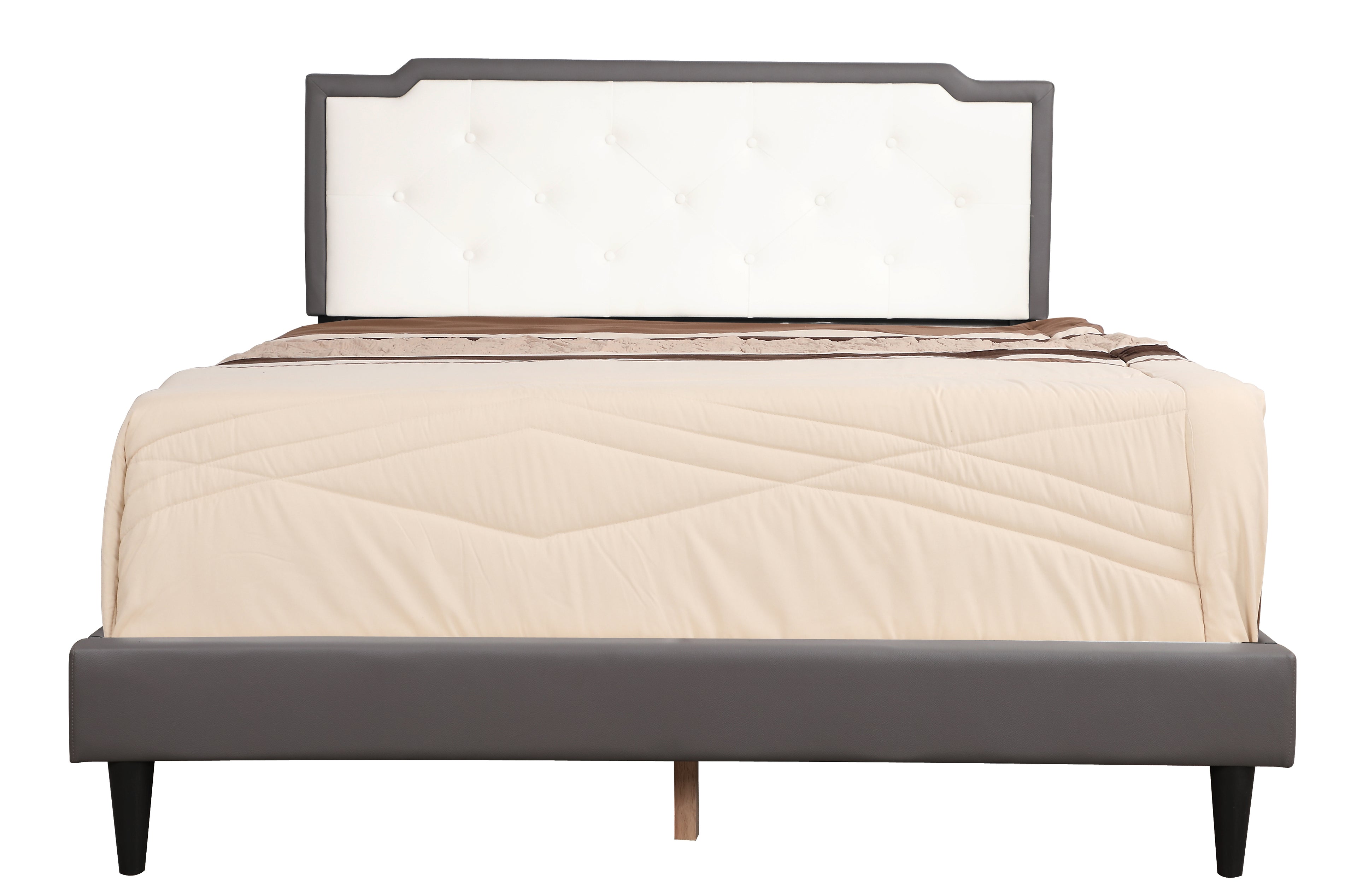 Charming Full Bed With Subtle Light