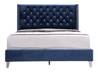 Transitional Full Upholstered Bed