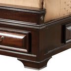 LaVita G8875A-QB Queen Storage Bed, Cappuccino