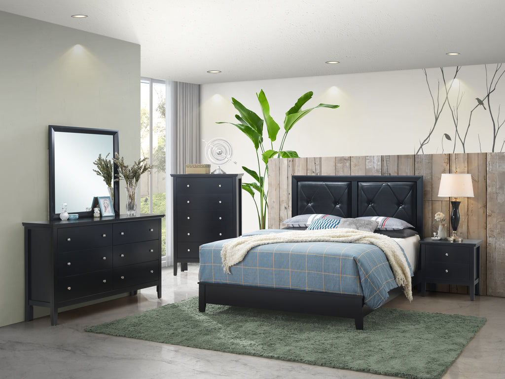 Elegant Transitional Bed Frame